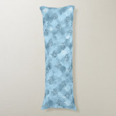 マーメイドグラムスケール |ほこりっぽいアイスブルーシェン光沢 ボディピロー (正面縦)