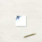 マーメイドグラムテール |埃っぽいアイスブルー光沢カスタム ポストイット (デスク上)