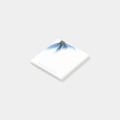 マーメイドグラムテール |埃っぽいアイスブルー光沢カスタム ポストイット (アングル)