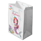 マーメイドグラムバースデーパーティー ミディアムペーパーバッグ (裏面アングル)