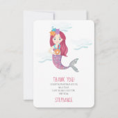 マーメイドグラムバースデーパーティー 招待状 (正面)
