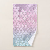 マーメイドグリッターはかりで測#2 バスタオルセット (ハンドタオル)