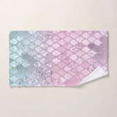 マーメイドグリッターはかりで測#2 バスタオルセット (ハンドタオル)