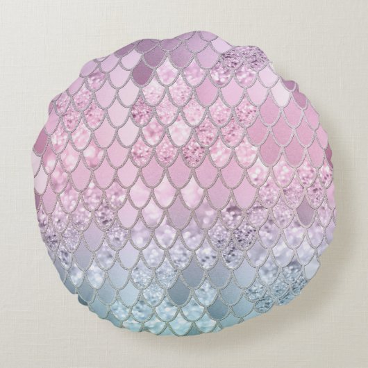 マーメイドグリッターはかりで測#2 ラウンドクッション (裏面)