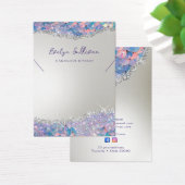 マーメイドグリッターシークインネックレス表示カード (デスク)