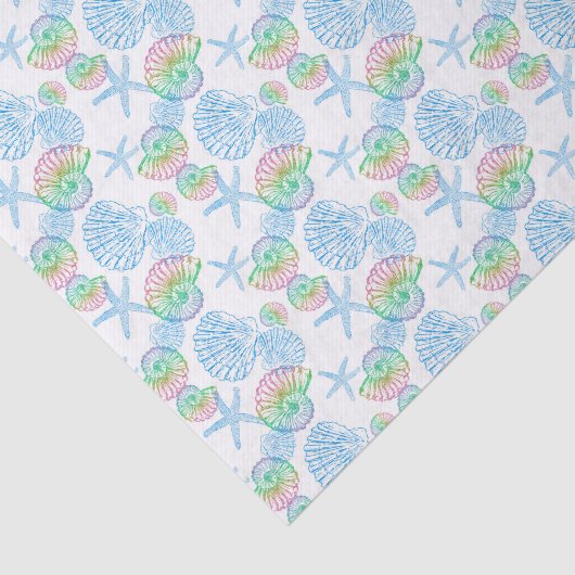 マーメイドグリッターパターン 薄葉紙 (詳細)