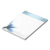 マーメイドグリッツデスク |プリンセスの青い尾と名前 ノートパッド (回転)