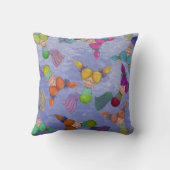 マーメイドコラージュ クッション (裏面)