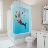 マーメイドコーラルビジョン シャワーカーテン (インサイチュ)
