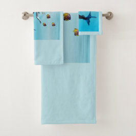 マーメイドコーラルビジョン バスタオルセット