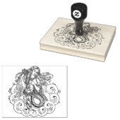 マーメイドゴムの大きなスタンプ ラバースタンプ (押印)