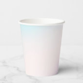 マーメイドサマープール1st誕生日パーティー 紙コップ (裏面)