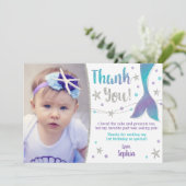 マーメイドサンキューカード – 海の下ありがとう 招待状 (スタンド正面)