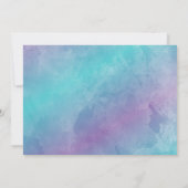 マーメイドサンキューカード – 海の下ありがとう 招待状 (裏面)