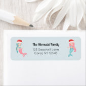 マーメイドサンタ差出人住所 ラベル (インサイチュ)