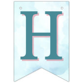 マーメイドザシーアエージガールズ誕生日 バンティングフラッグ (第2の旗)