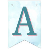 マーメイドザシーアエージガールズ誕生日 バンティングフラッグ (第3の旗)