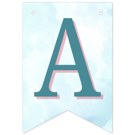 マーメイドザシーアエージガールズ誕生日 バンティングフラッグ (第3の旗)