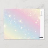 マーメイドザシーバースデーハガキ招待状 ポストカード (裏面)