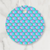 マーメイドザシーピンクパープル誕生日 フェイバータグ (裏面)