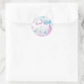 マーメイドザシー誕生日サンキューギフトラベル ラウンドシール (バッグ)