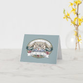 マーメイドシスターフッドノートカード カード (黄色い花)