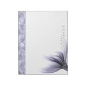 マーメイドシックテール |ダスティラベンダーパープルカスタム ノートパッド (回転)