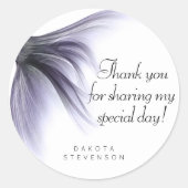 マーメイドシックテール | Lavender Purple ラウンドシール (正面)