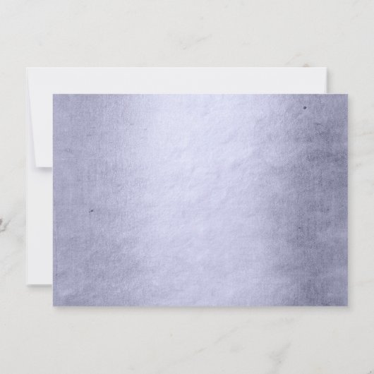 マーメイドシック |ダスティラベンダーパープル《キリスト教》洗礼式や命名式 招待状 (裏面)