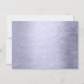 マーメイドシック |ダスティラベンダーパープルSweet sixteen 招待状 (裏面)