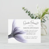 マーメイドシック |ダスティーラベンダーパープル卒業 招待状 (スタンド正面)