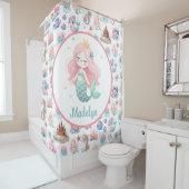 マーメイドシャワーカーテンマーメイドバスルームの装飾 シャワーカーテン (インサイチュ)