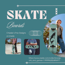 マーメイドシルエットサンレイスケートボード