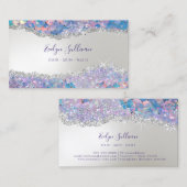 マーメイドシークインフェイクフォイルの名刺 名刺 (正面/裏面)