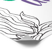 マーメイドシークリーチャーパーティーブラックマーメイドアニメ ポスター (角)