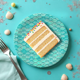 マーメイドシーグリーンはかりで測 ペーパープレート