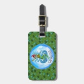 マーメイドシーグリーンはかりで測 ラゲッジタグ (正面縦)