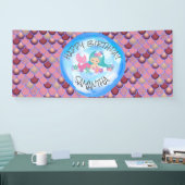 マーメイドシーパープルバナー 横断幕 (トレードショー)