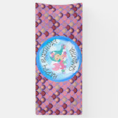 マーメイドシーパープルバナー 横断幕 (縦)