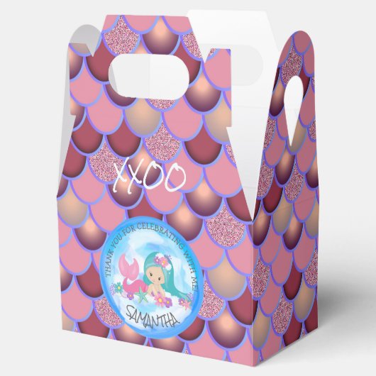 マーメイドシーパープルピンクはかりで測お願いボックス フェイバーボックス (オープン)
