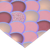 マーメイドシーパープルピンクはかりで測 テーブルクロス (アングル)