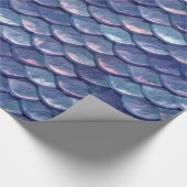 マーメイドシーブルーはかりで測 ラッピングペーパー (角)