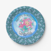 マーメイドシーブルーグリーンはかりで測紙プレート ペーパープレート (正面)