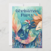 マーメイドシーホースサンタク航海のリスマスパーティー 招待状 (正面)