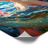 マーメイドシー女神ファンタジーアート ポスター (角)