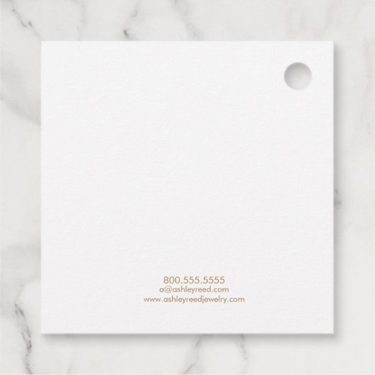 マーメイドジュエリー価格ラベル フェイバータグ (裏面)