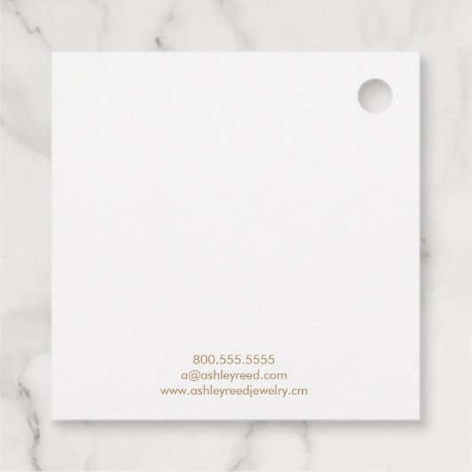 マーメイドジュエリー価格ラベル フェイバータグ (裏面)