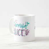マーメイドジュースグリッターコーヒーギフト コーヒーマグカップ (正面左)