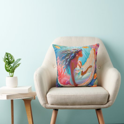 マーメイドスクエア枕 クッション (椅子)