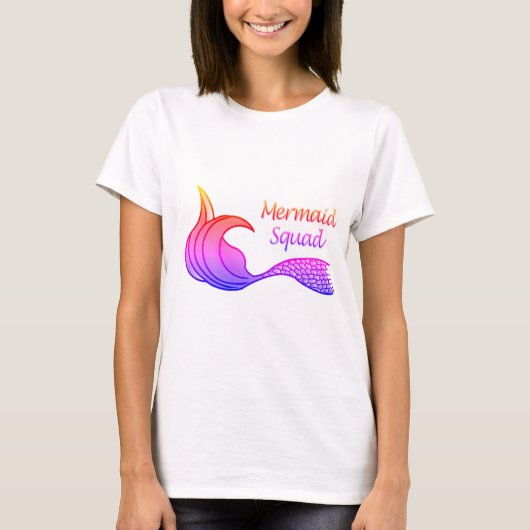 マーメイドスクワッドフェスティバル色 Tシャツ (正面)
